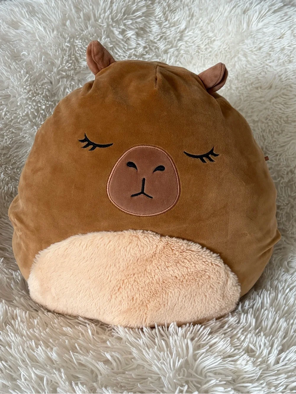 Capybara Squishmallow Animal Pillow for Kids